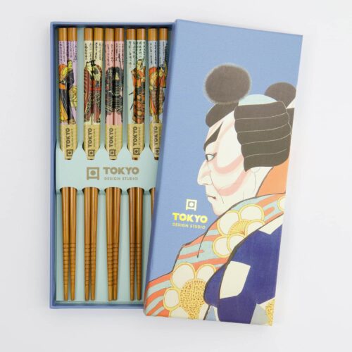Tokyo Design Studio – Eetstokjes Giftset – Set van vijf – Sumo