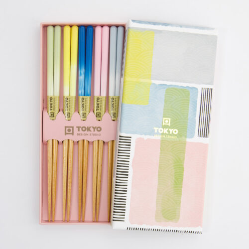 Tokyo Design Studio - Chopstick Giftset - Diverse Kleuren - Vijfdelig