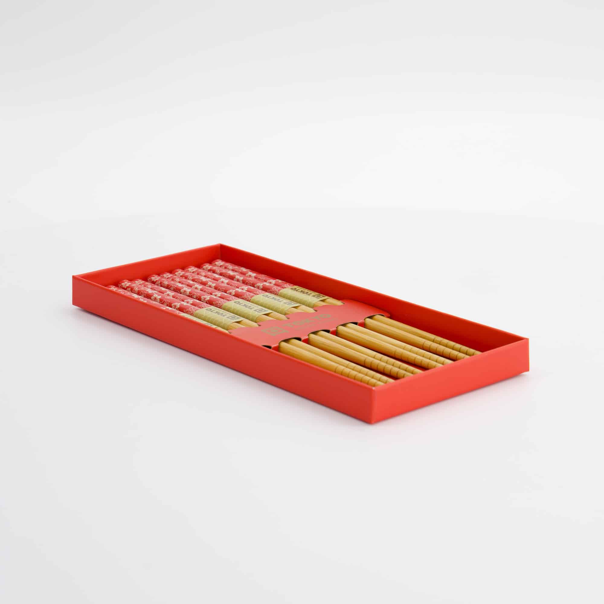 Tokyo Design Studio – Essstäbchen Geschenkset – Fünfteilig – Red Leaf – Bild 5