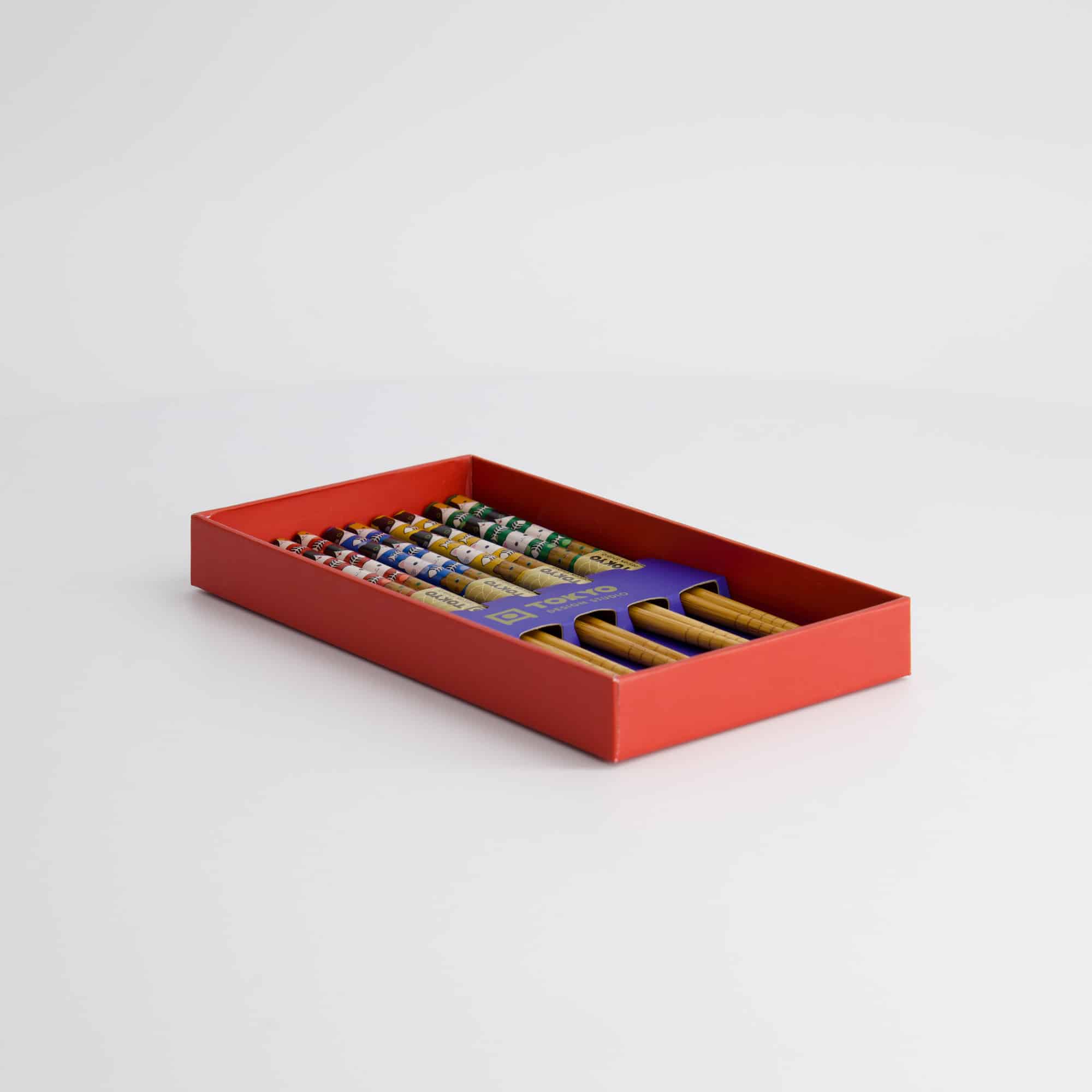 Tokyo Design Studio - Kinder Essstäbchen Geschenkset/5 - Katzen – Bild 5