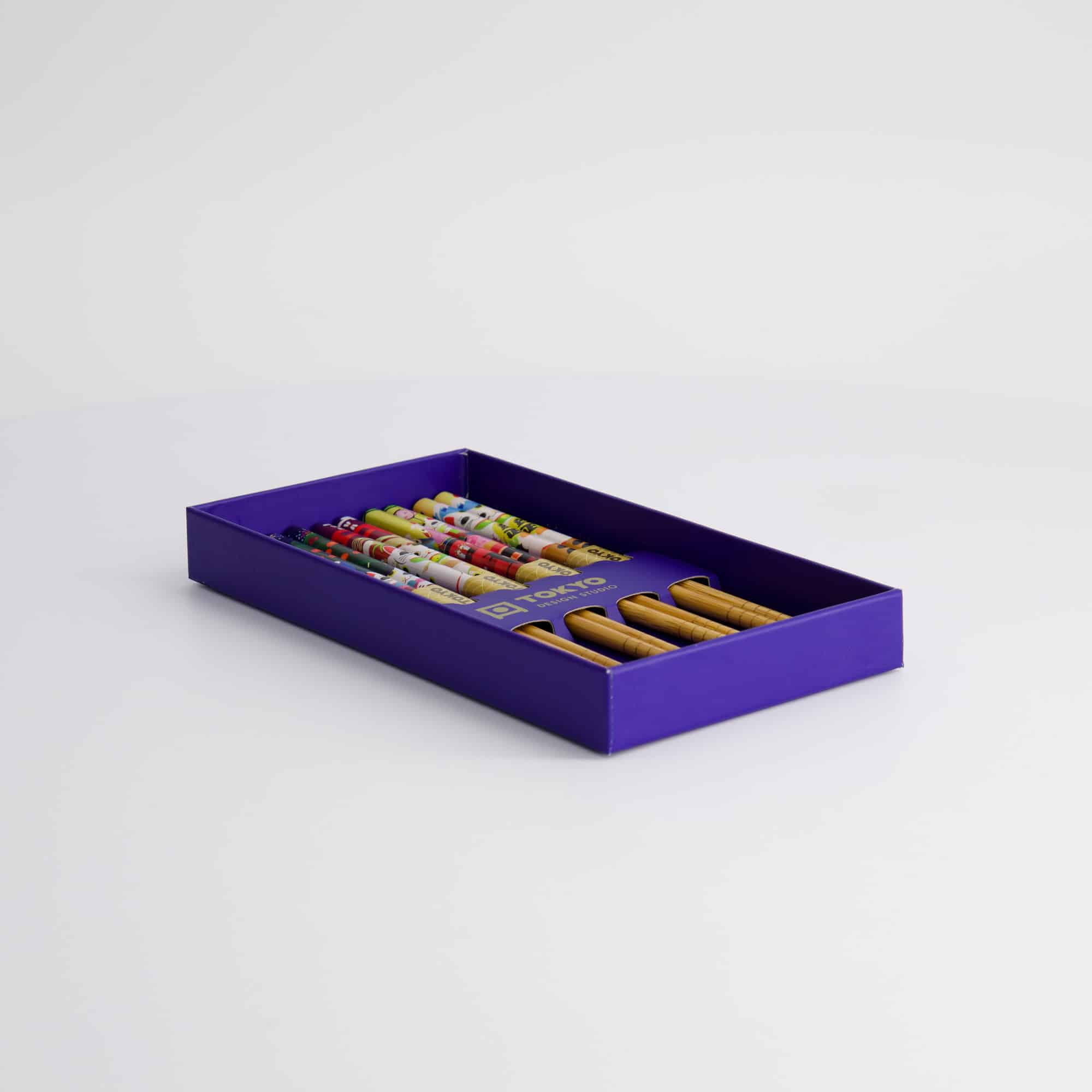 Tokyo Design Studio - Kinder Essstäbchen Geschenkset/5 - Lucky Cats & Koinobori – Bild 5
