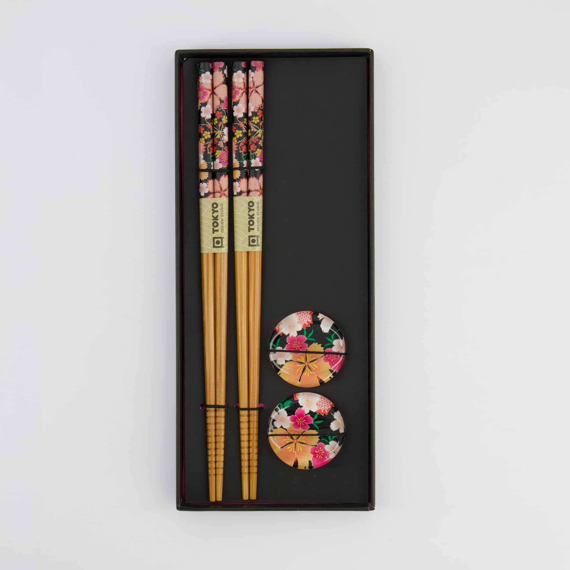 Tokyo Design Studio - Essstäbchen Geschenkset - Flowers - vierteilig – Bild 6