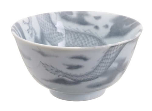 Tokyo Design Studio – Dragon Tayo Kom – 12,7x6,5 cm – Grijs