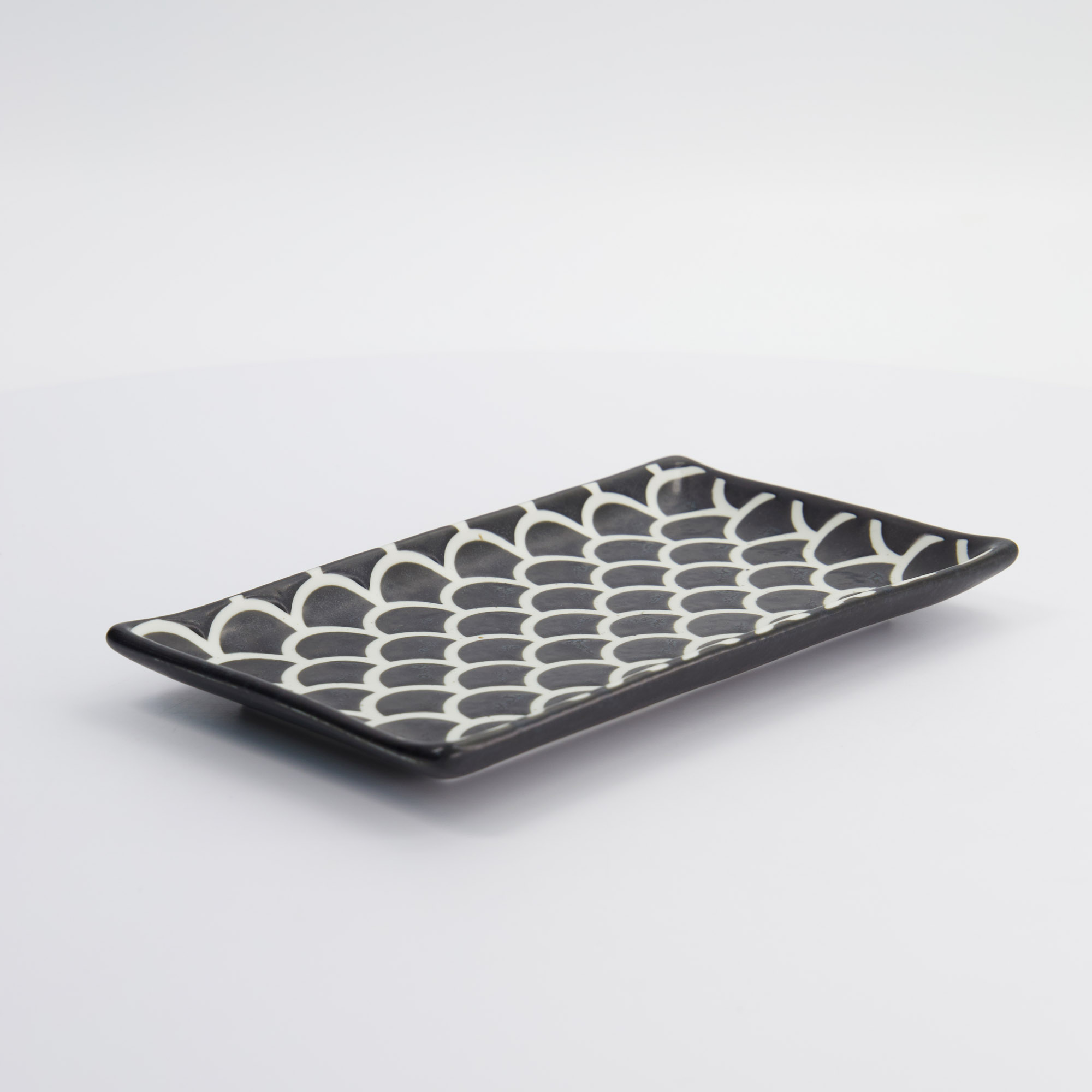 Onyx Noir Mermaid Design Teller – 22 x 13 x 2 cm – Bild 4