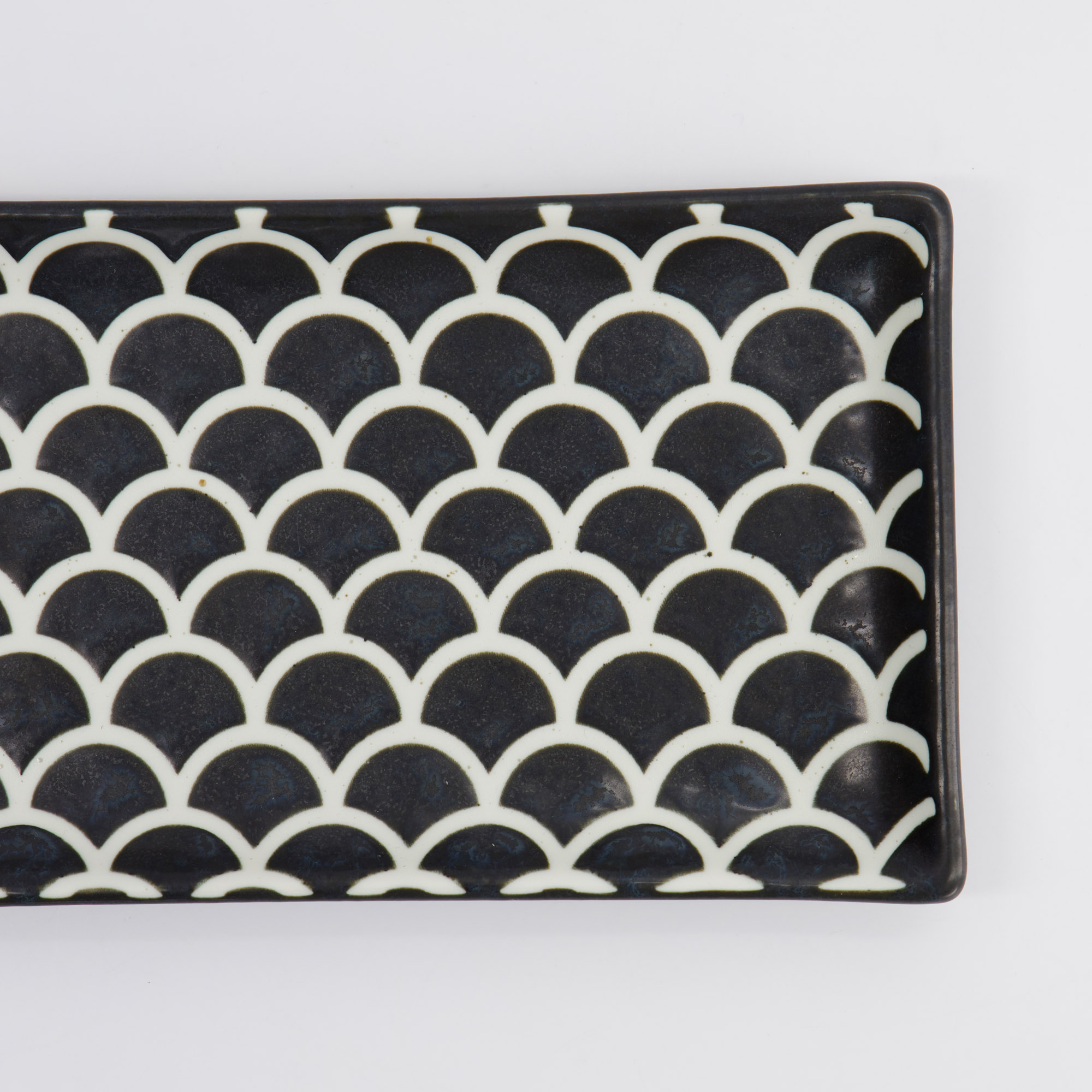 Onyx Noir Mermaid Design Teller – 22 x 13 x 2 cm – Bild 3