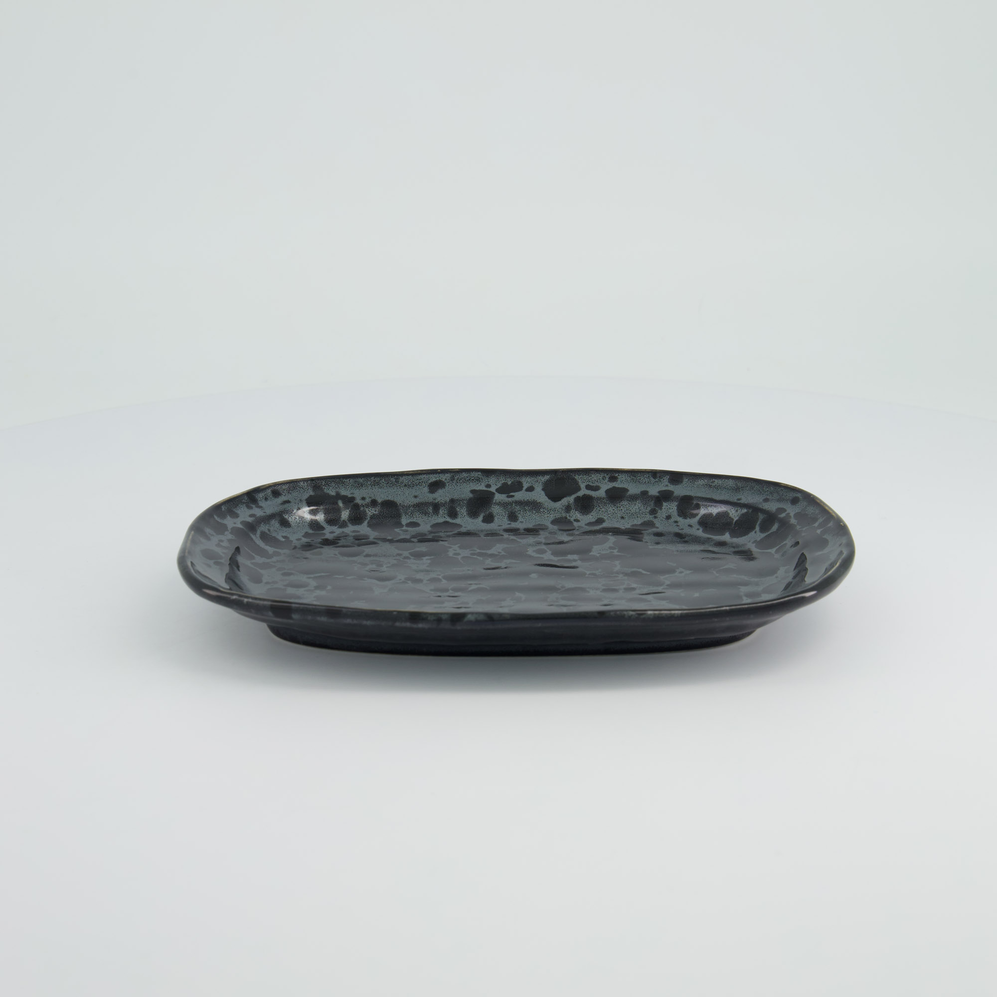 Tokyo Design Studio - Craft Ginsai - Ovaal Bord - 25.8x16.7cm - Zwart