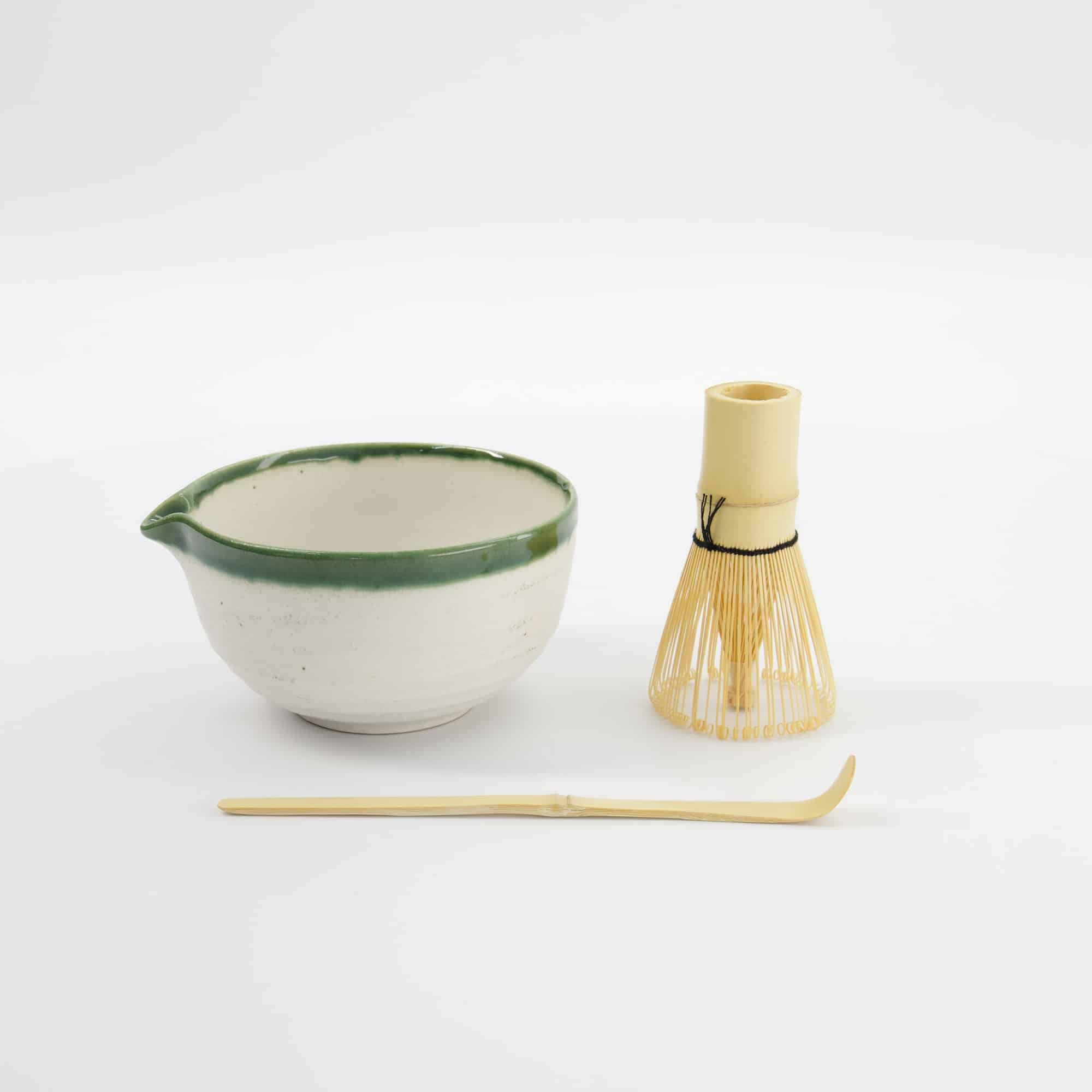 Tokyo Design Studio - Matcha Geschenkset - Weiß Oribe - 13x7.2cm - 3-teilig – Bild 7