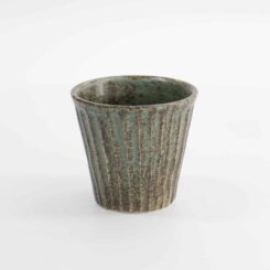 Tokyo Design Studio - Mino Craft - Wabi Uguisu Beker - Groen - 9.2x8.6cm