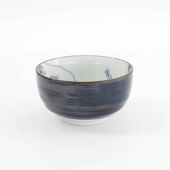 Tokyo Design Studio - Hokusai Nami Tayo - Kom - 12.6x7cm - Blauw/Wit