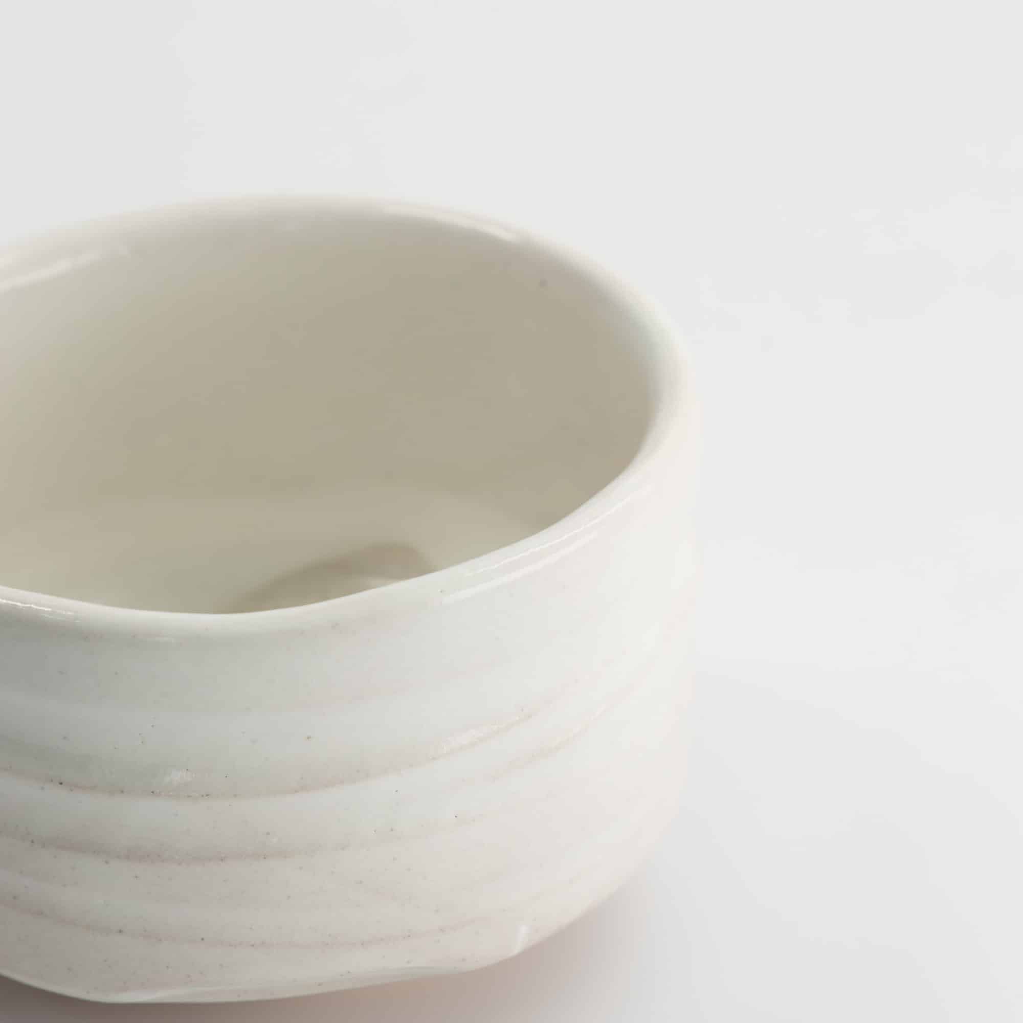 Tokyo Design Studio - Matcha Schale Kobiki - Weiß - 13x8cmh – Bild 3