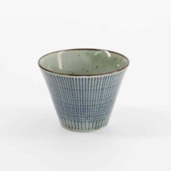 Tokyo Design Studio - Mashiko Beker - Tokusa - 7.5x5.3cm - Blauw