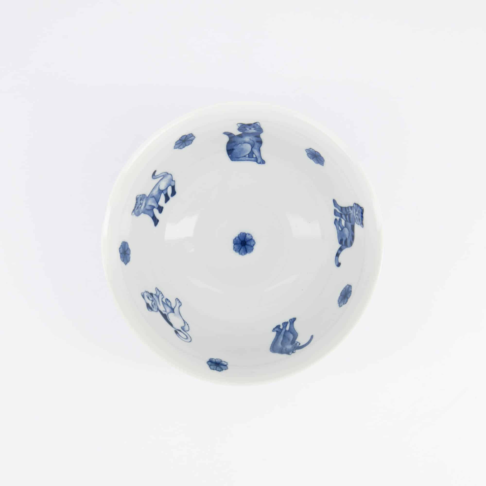 Tokyo Design Studio - Kawaii - Hananeko - Katze - Tayo - Schale – 15 x 7 cm – Blau – Bild 3