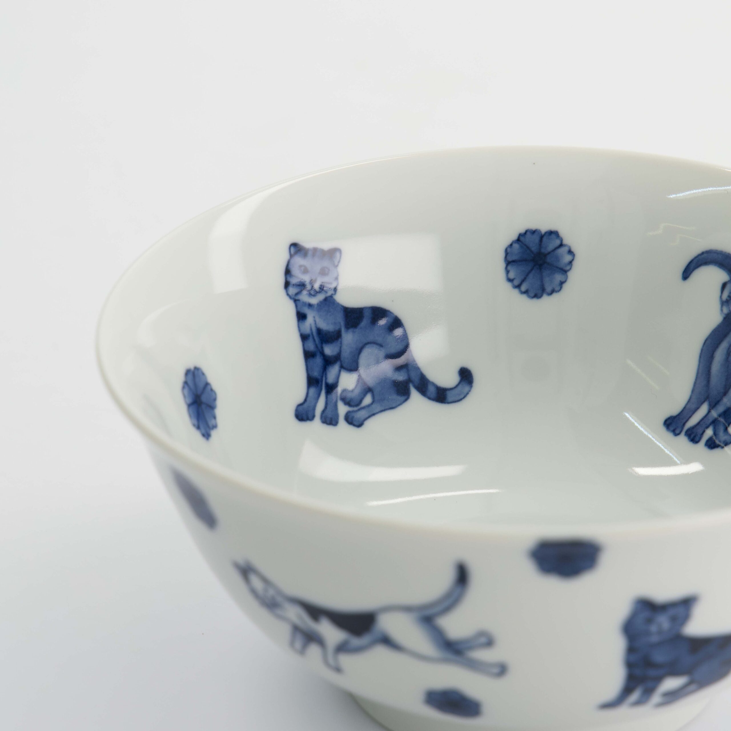 Tokyo Design Studio - Kawaii - Hananeko - Katze - Tayo - Schale – 15 x 7 cm – Blau – Bild 5