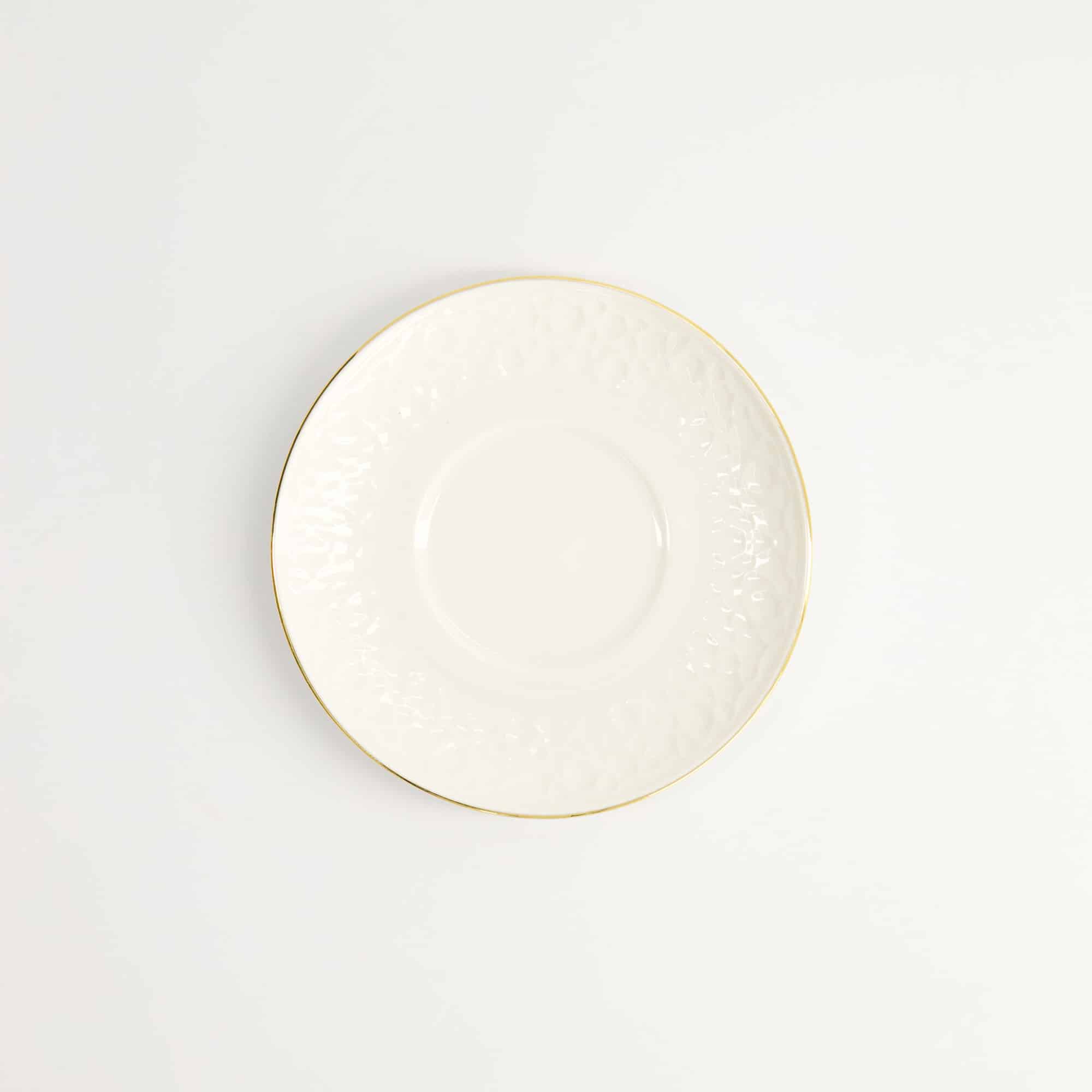 Tokyo Design Studio - Nippon White Gold Rim Untertasse für Straight Cup Stripe - 12 cm – Bild 4