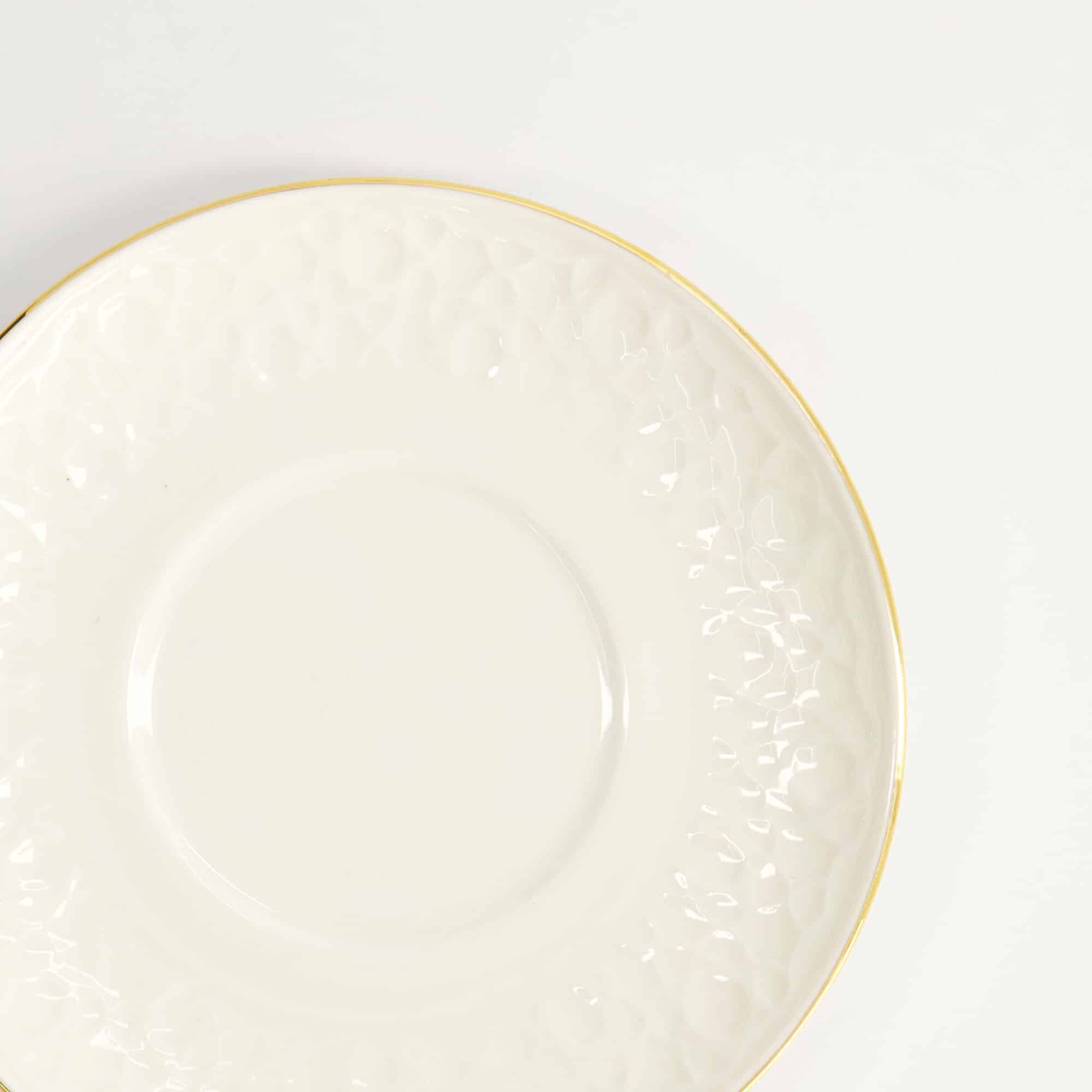 Tokyo Design Studio - Nippon White Gold Rim Untertasse für Straight Cup Stripe - 12 cm – Bild 2