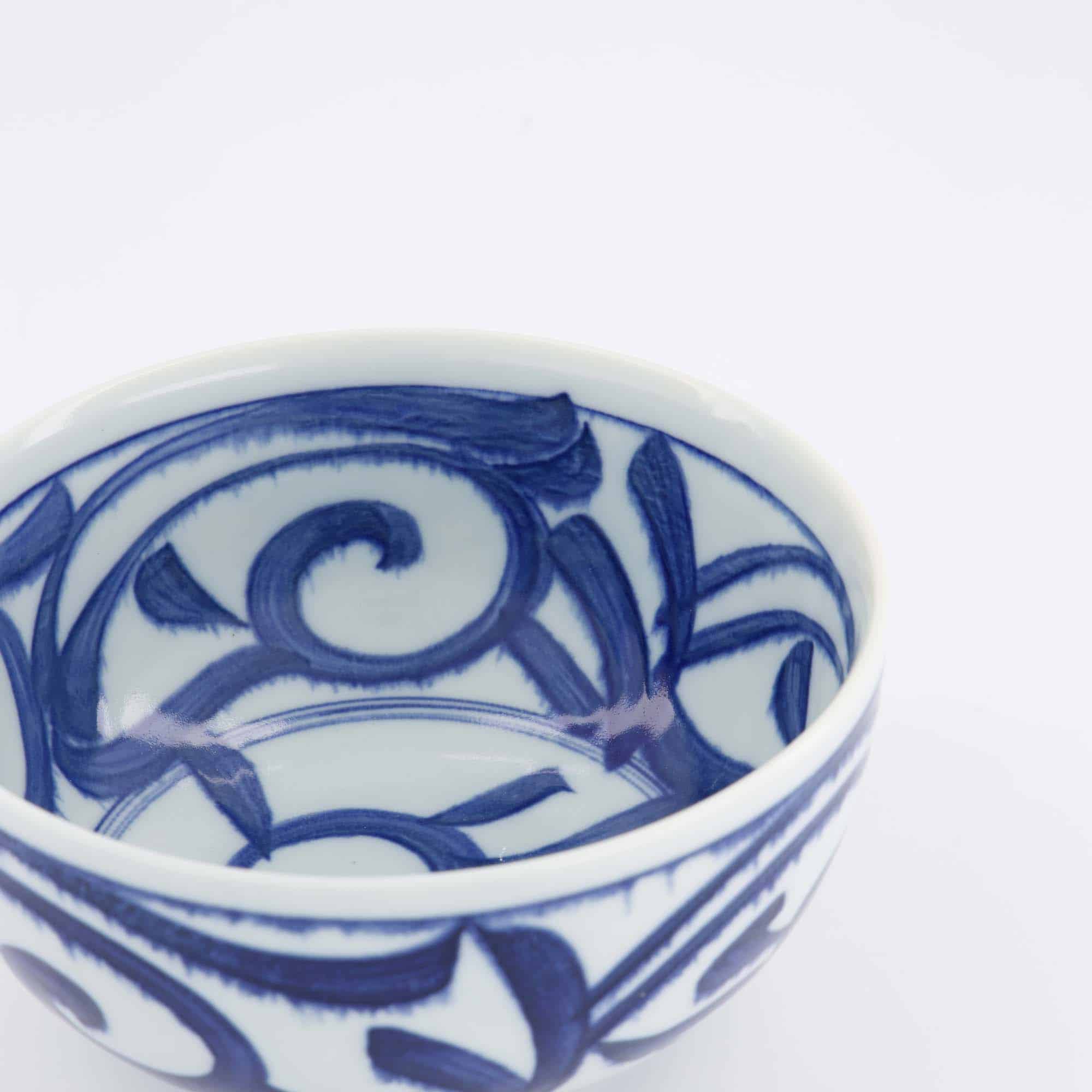 Tokyo Design Studio - Yamahida - Blue - Okonomi - Schale - Karakusa – 16 x 8.4 cm – 1000 ml – Bild 2