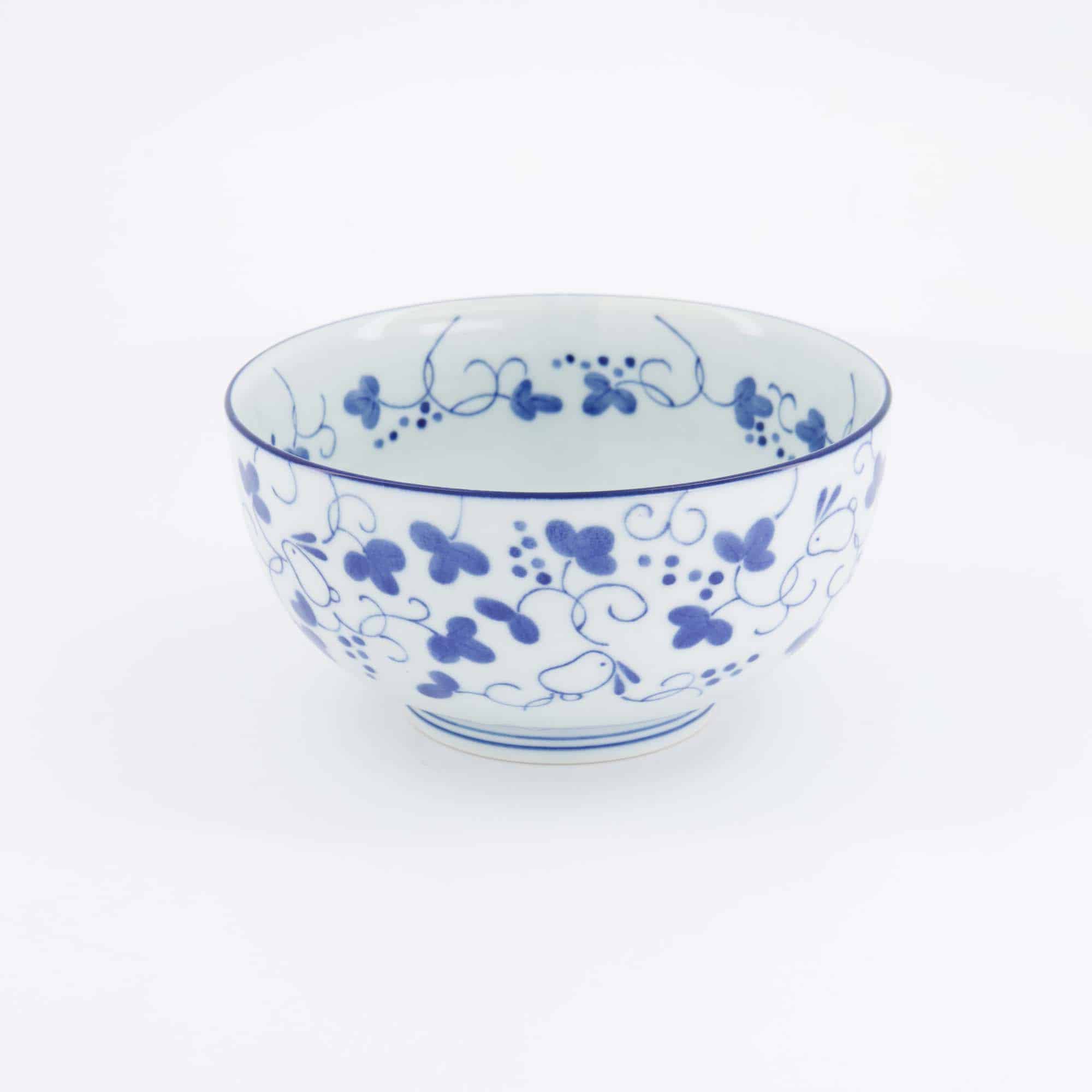 Tokyo Design Studio - Yamahida - Blue - Okonomi - Schale - Some - Usagi – 16 x 8.4 cm – 1000 ml
