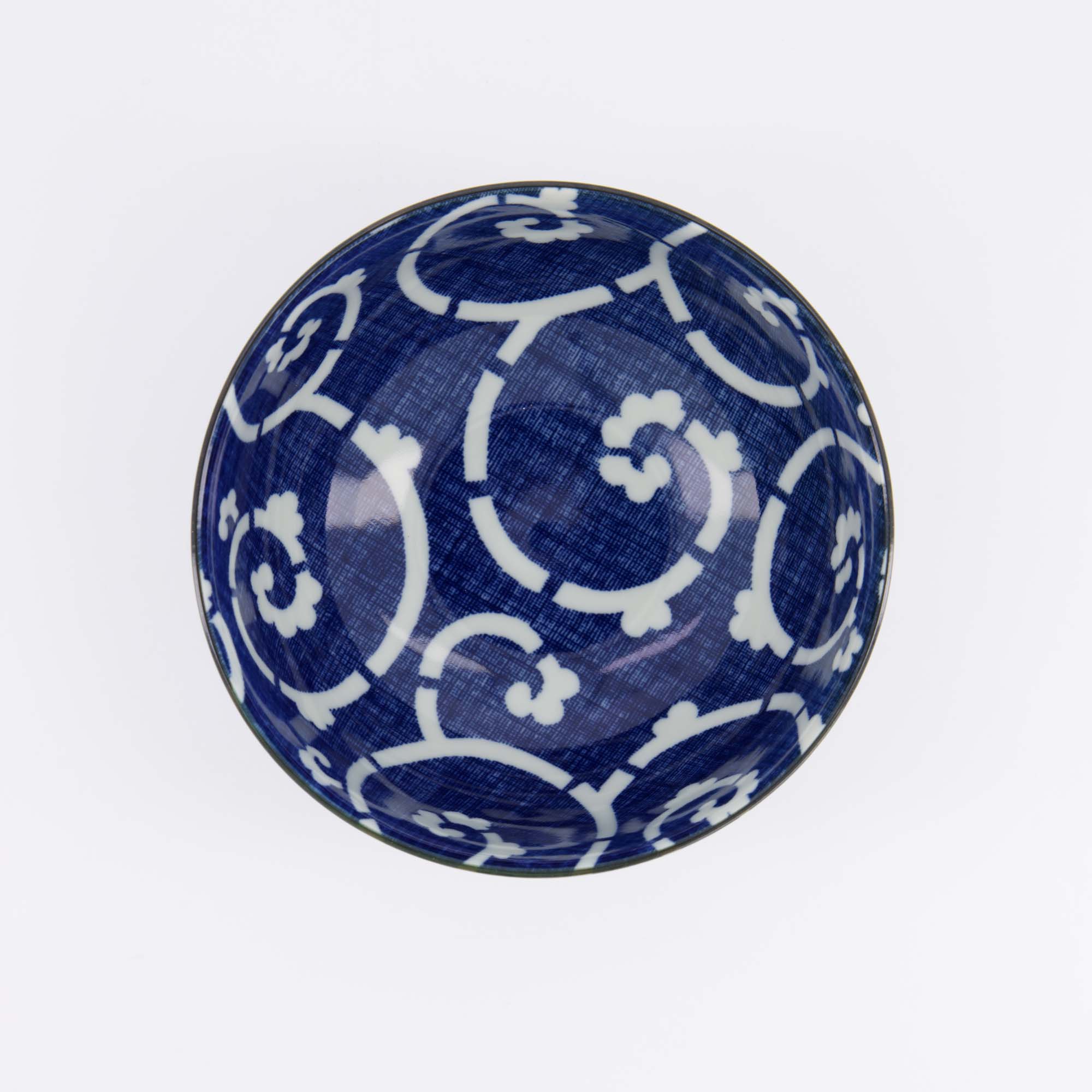 Tokyo Design Studio - Yamahida - Blue - Okonomi - Schale - Tako - Karakusa – 16 x 8.4 cm – 1000 ml – Bild 4