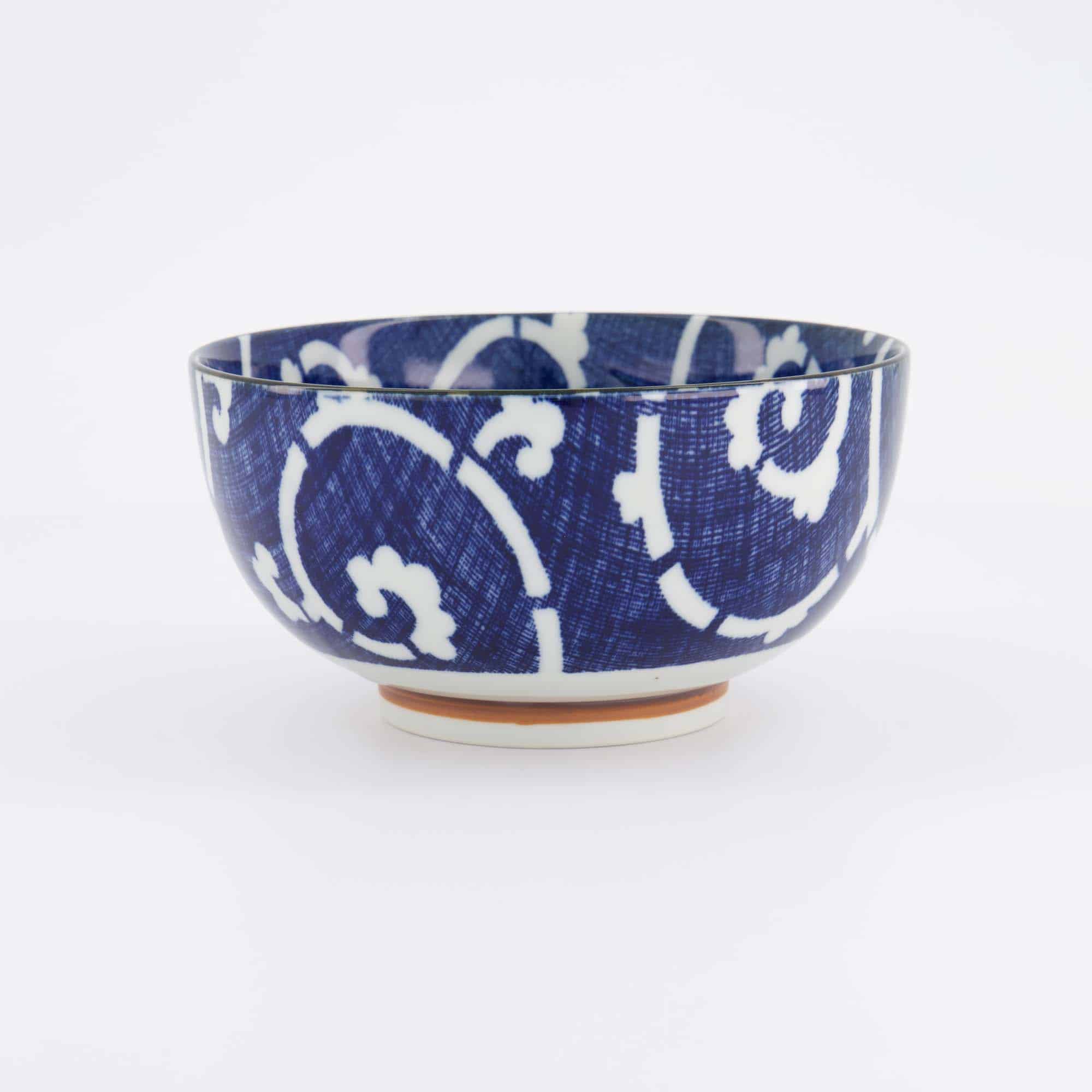 Tokyo Design Studio - Yamahida - Blue - Okonomi - Schale - Tako - Karakusa – 16 x 8.4 cm – 1000 ml – Bild 3