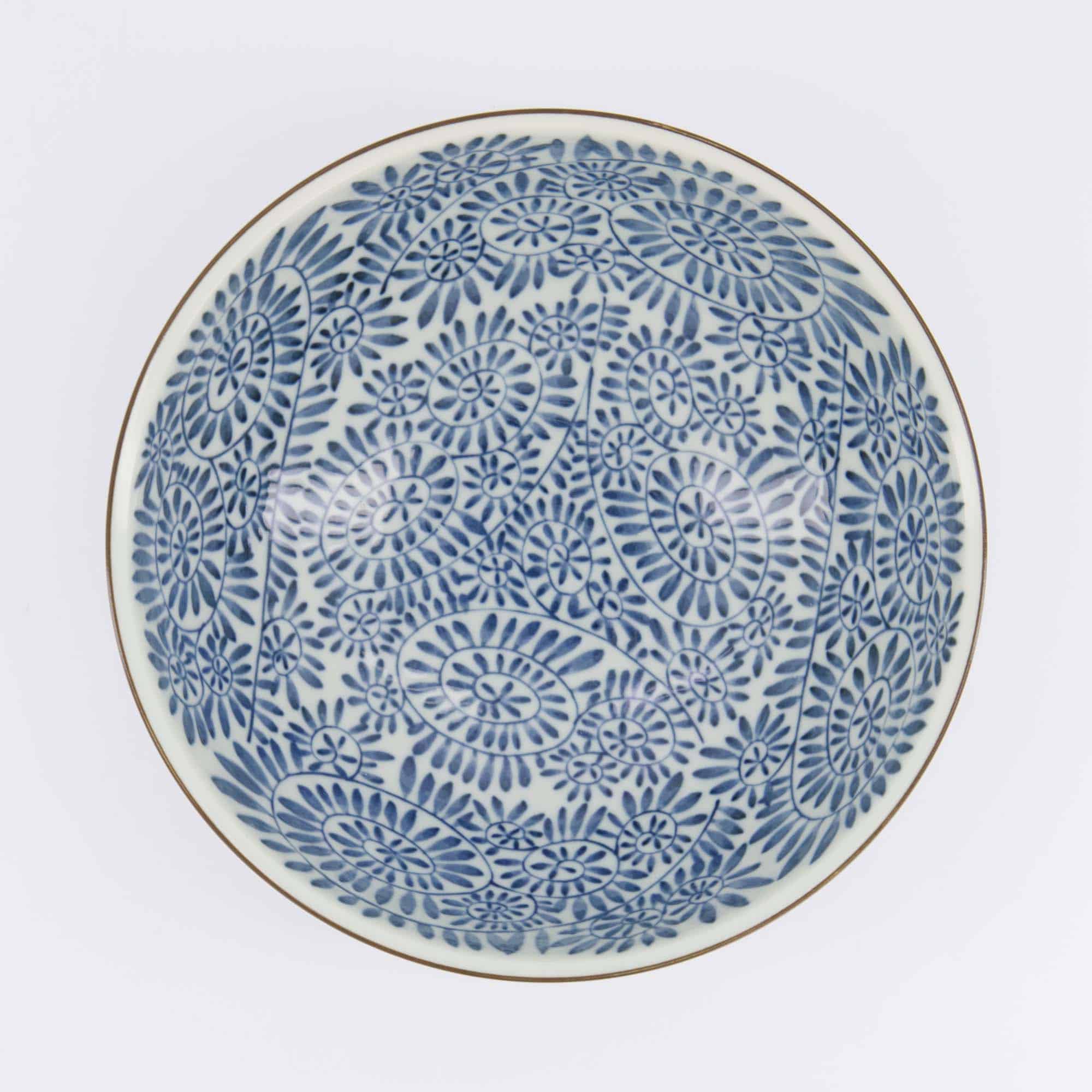 Tokyo Design Studio - Yamahida - Blue - Ramen - Schale - Aizome - Tako - Karakusa – 21.3 x 8.2 cm – 1450 ml – Bild 4