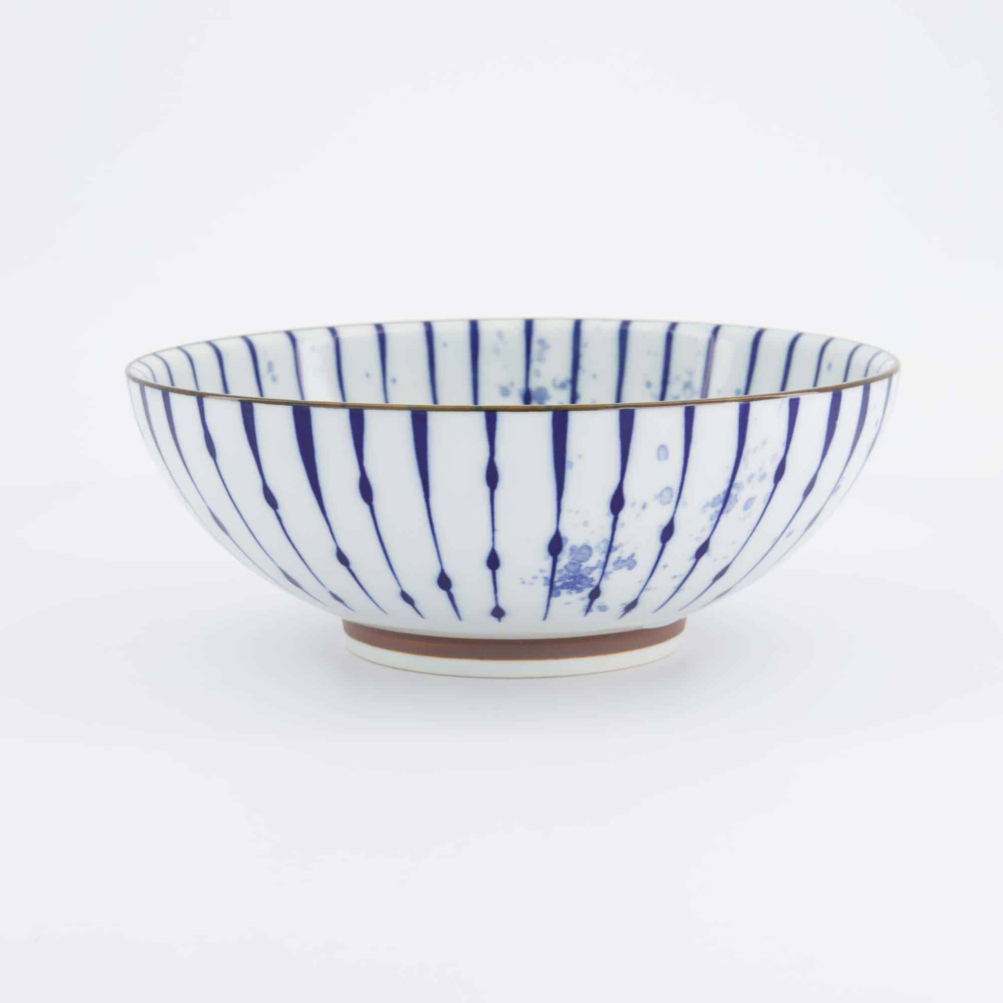 Tokyo Design Studio - Yamahida - Blue - Ramen - Schale - Fukizome - Tokusa – 21.3 x 8.2 cm – 1450 ml – Bild 3